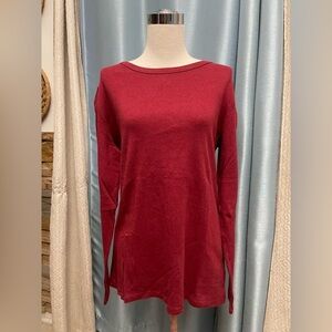 Pendleton Rich Red Long Sleeve Top